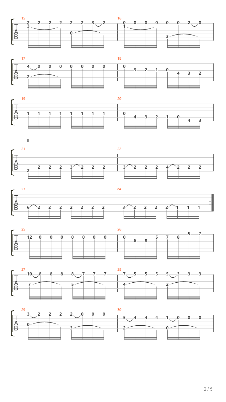 El Colibri吉他谱