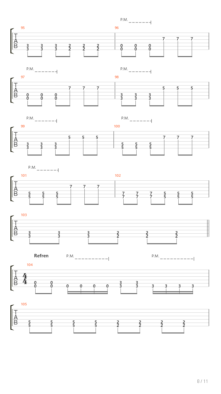 Pancerz吉他谱