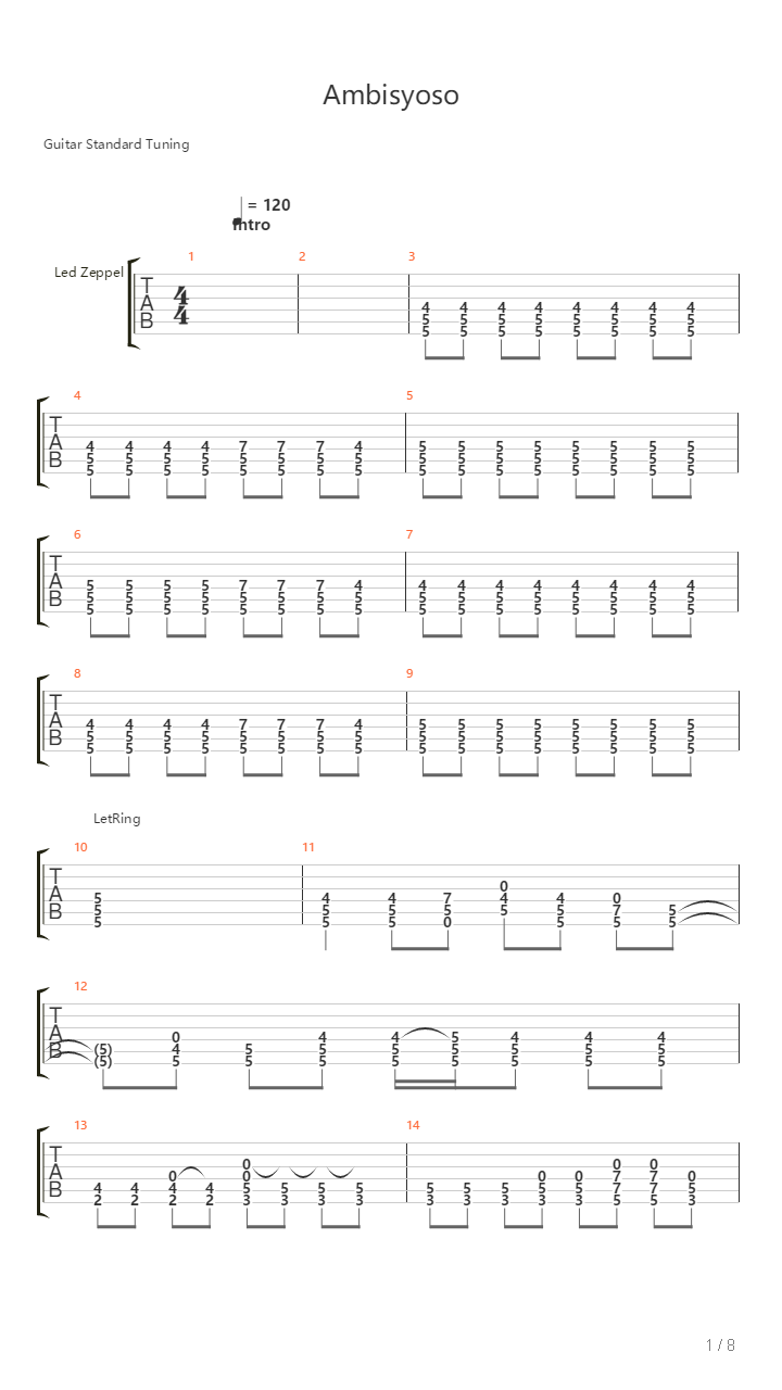 Ambisyoso吉他谱