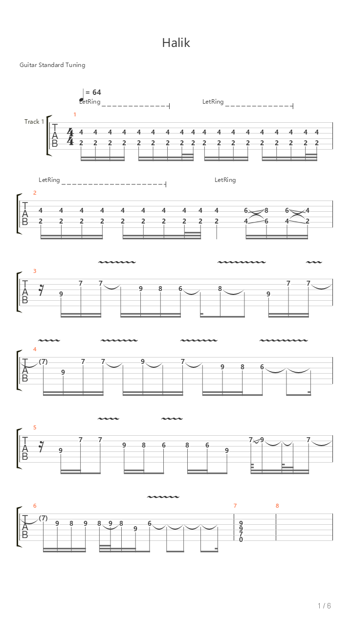 Halik吉他谱