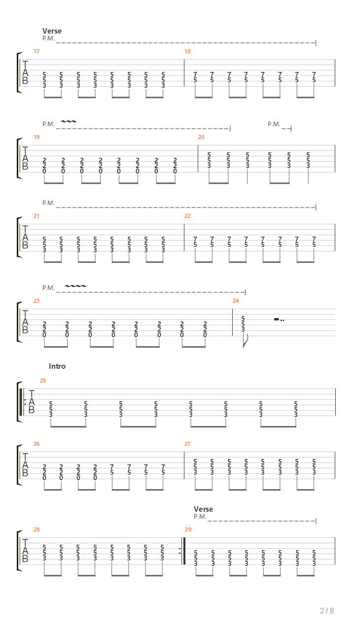 Tamis吉他谱