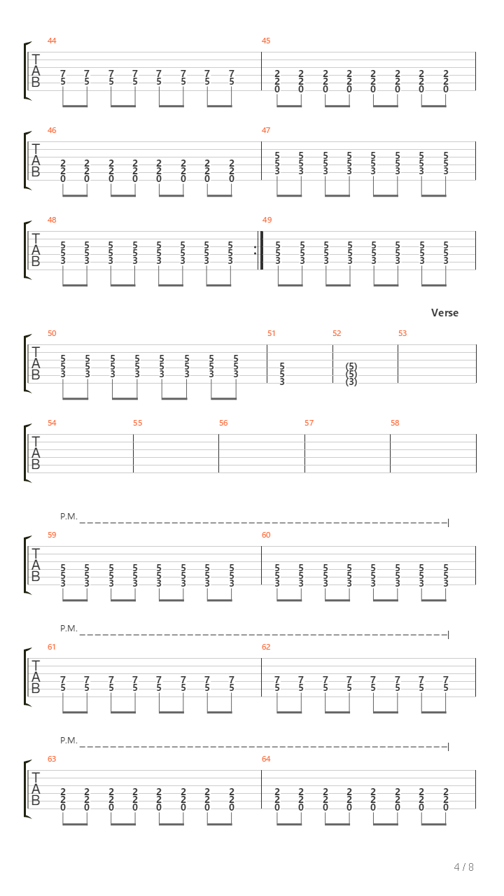 Tamis吉他谱
