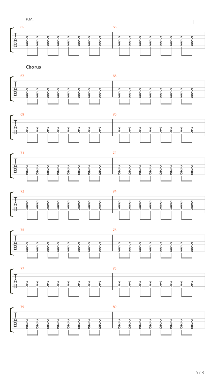 Tamis吉他谱