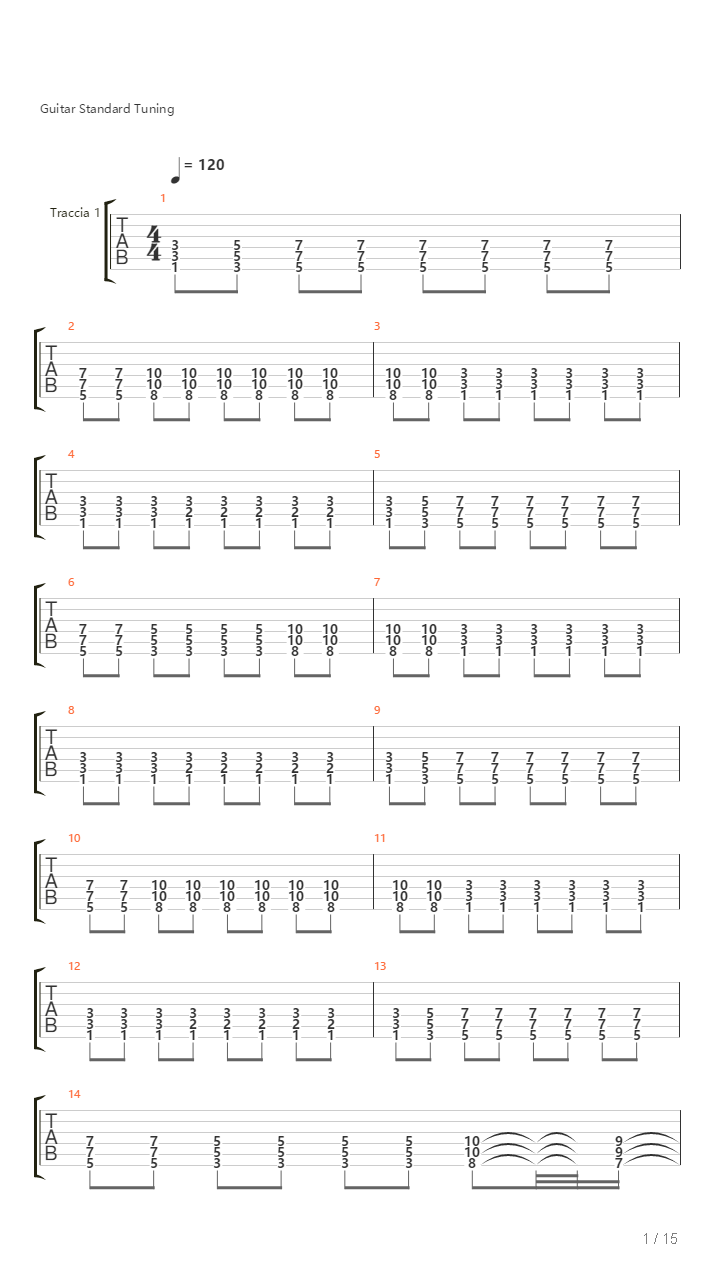 Acerbero吉他谱