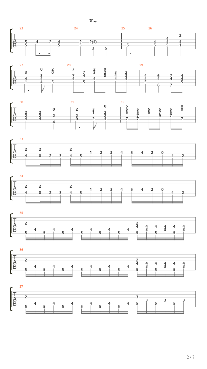 Impromptus Ii吉他谱