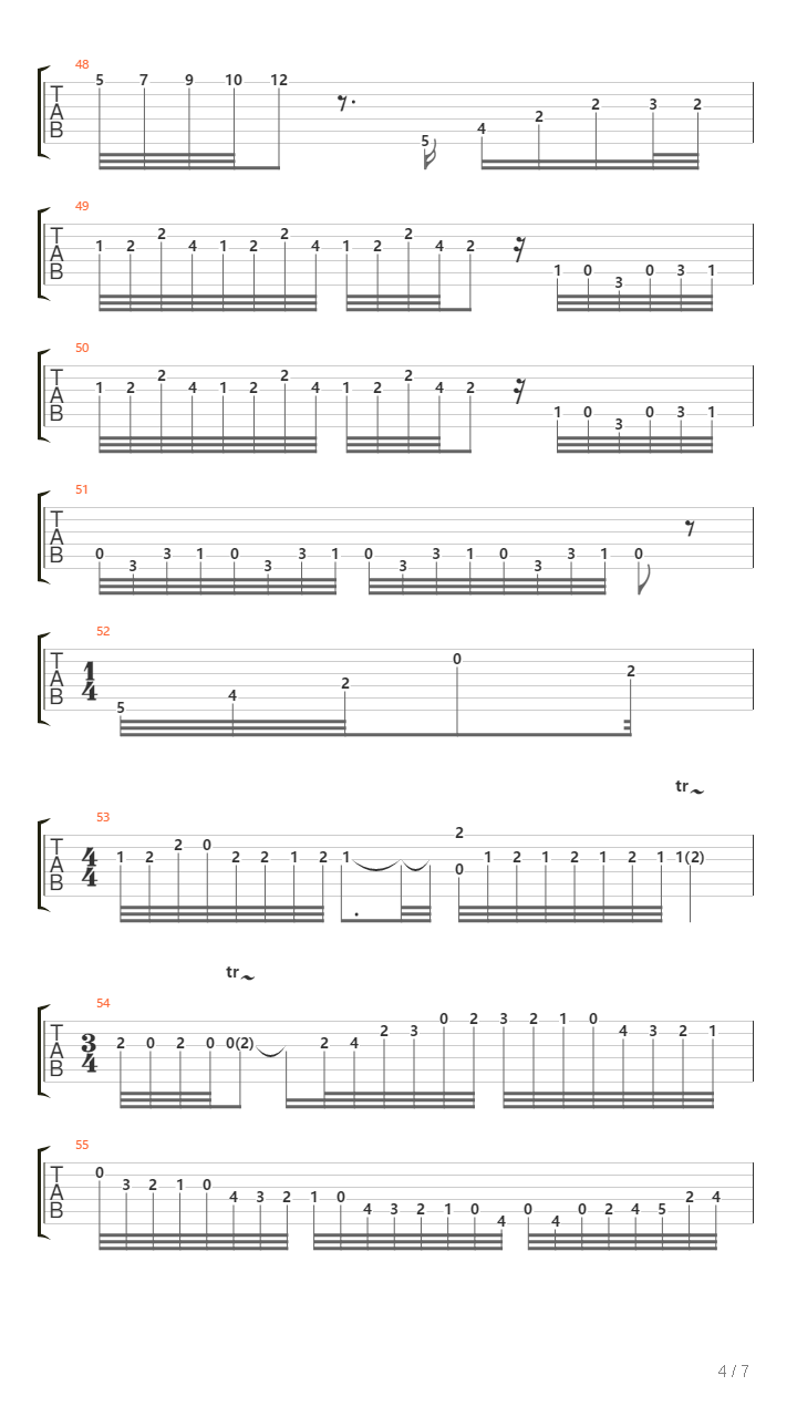 Impromptus Ii吉他谱