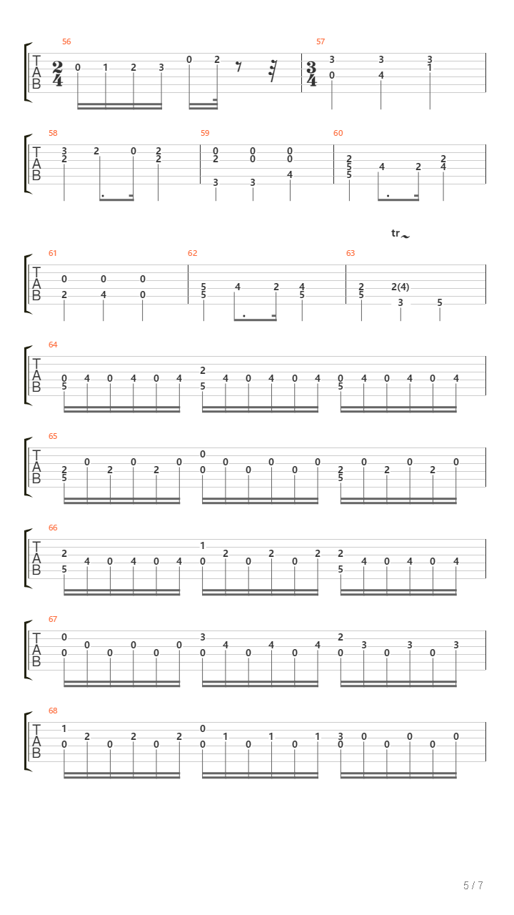 Impromptus Ii吉他谱