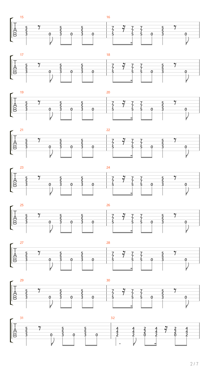 Paska Kaupunki吉他谱