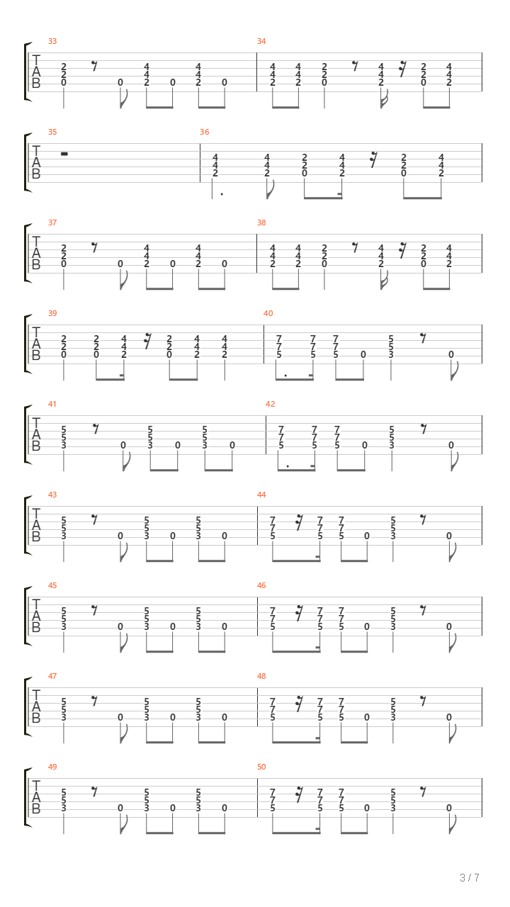 Paska Kaupunki吉他谱