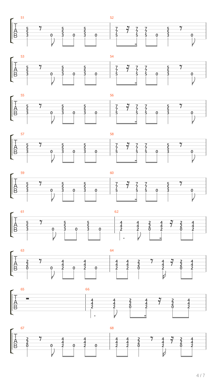 Paska Kaupunki吉他谱