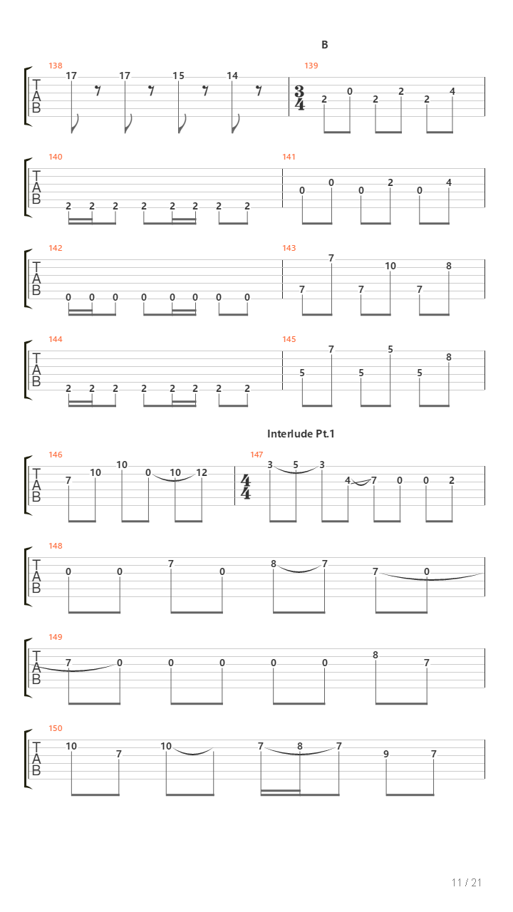 Crossing A Desert吉他谱