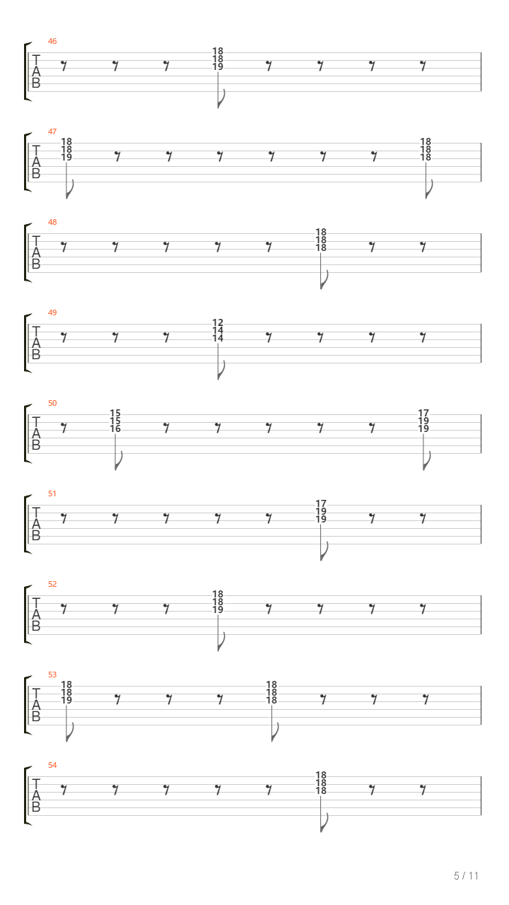 Lovesong For A Deadman吉他谱