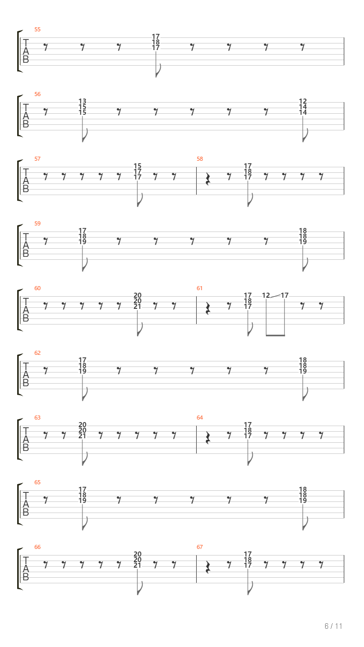 Lovesong For A Deadman吉他谱