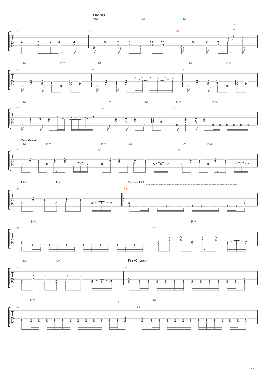 Wall Of Sound吉他谱