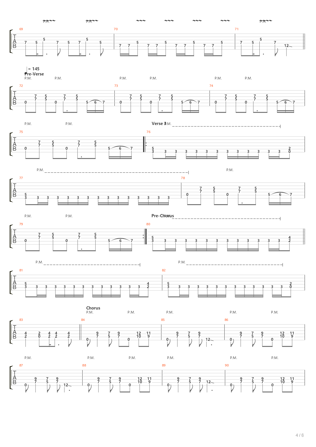 Wall Of Sound吉他谱