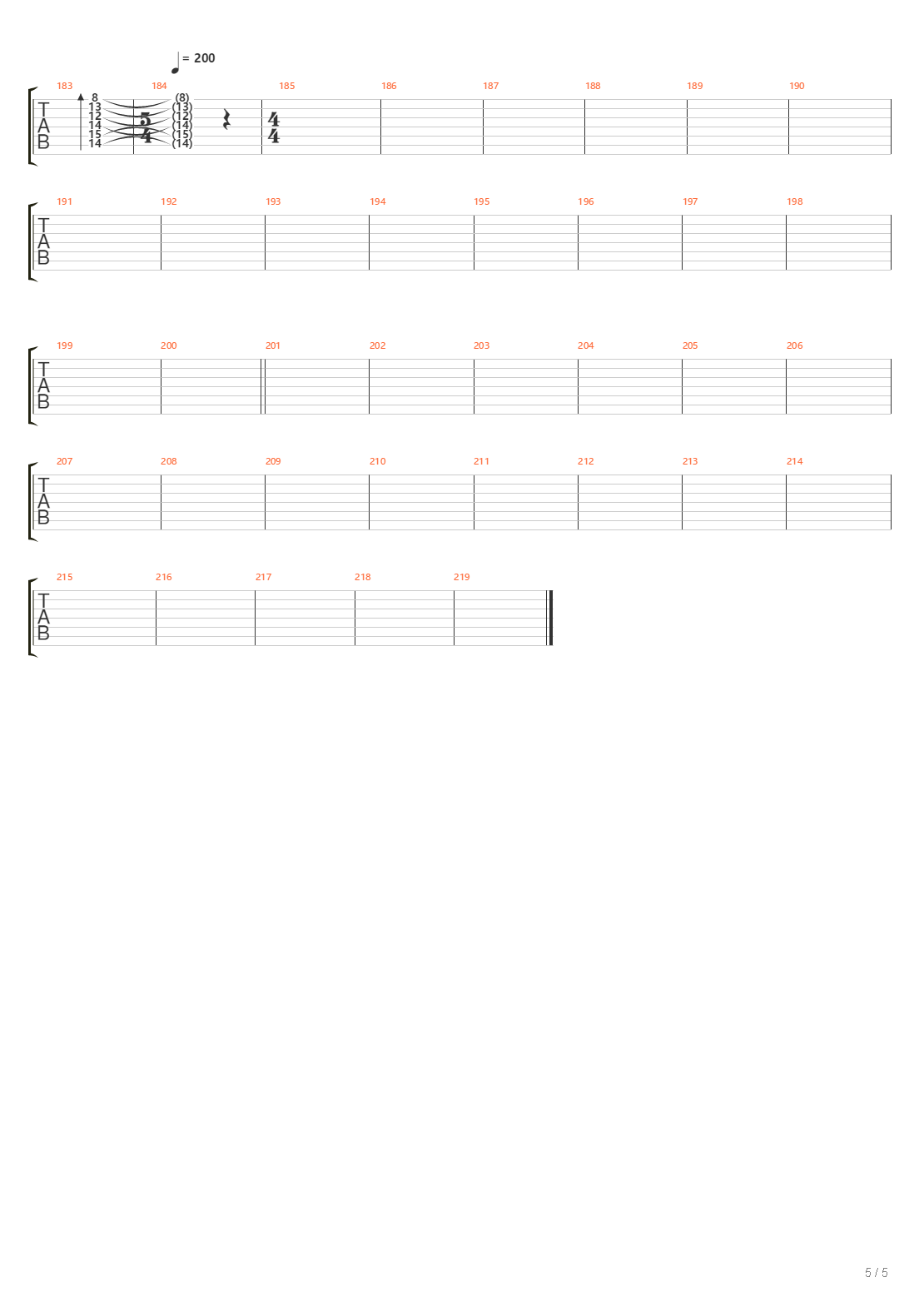 The Tormented吉他谱