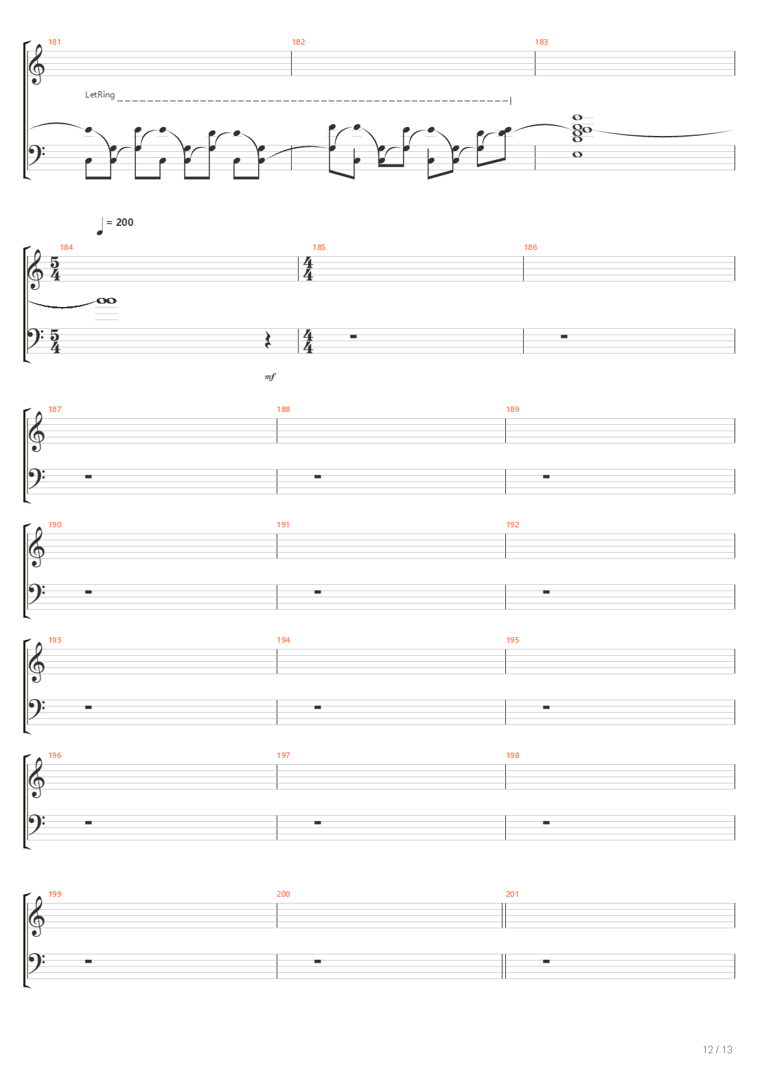 The Tormented吉他谱