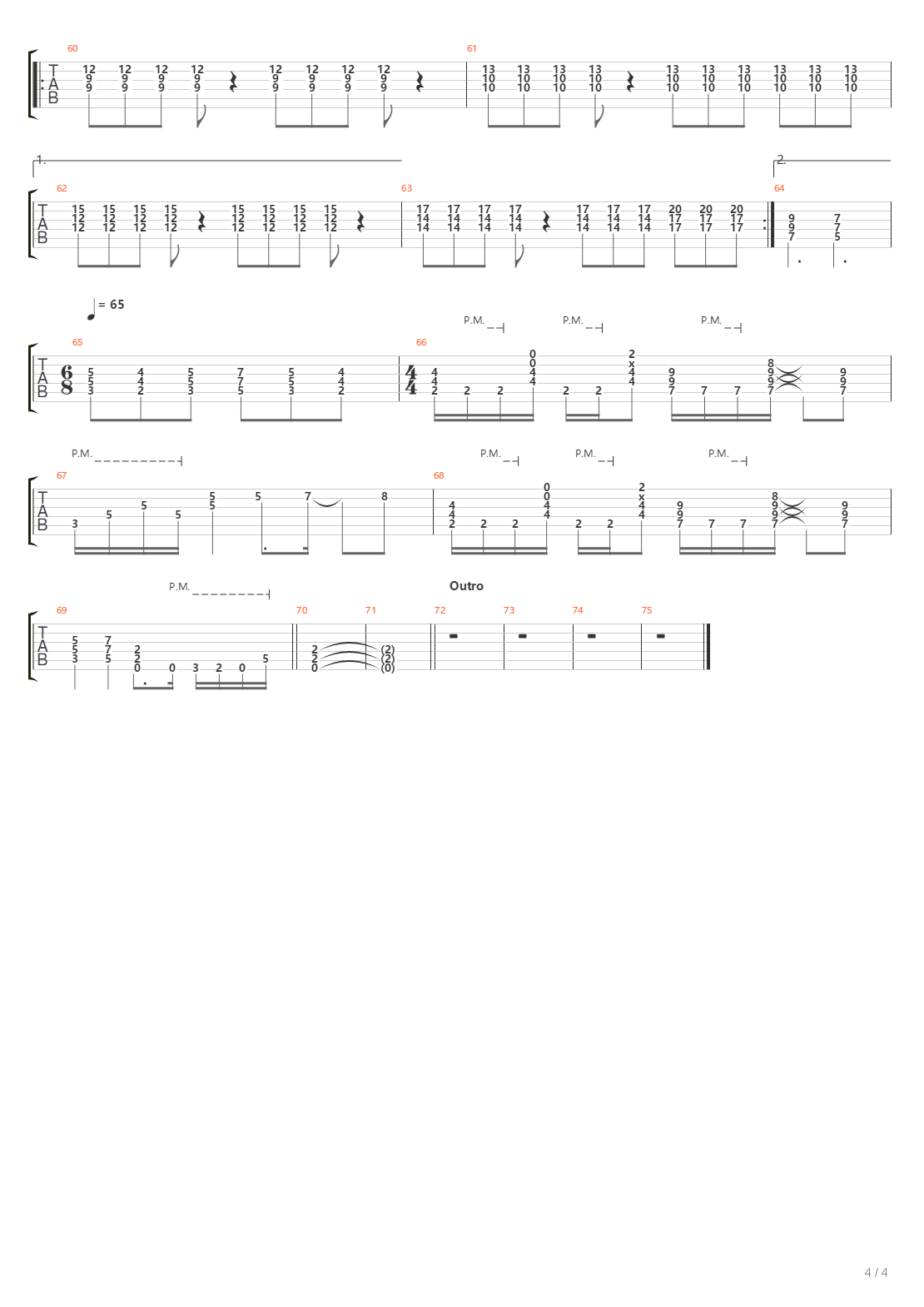 Prorok吉他谱