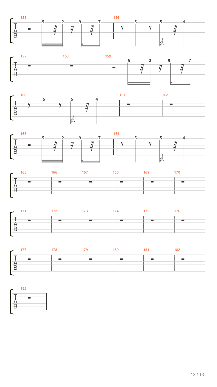Futari No Akaboshi吉他谱
