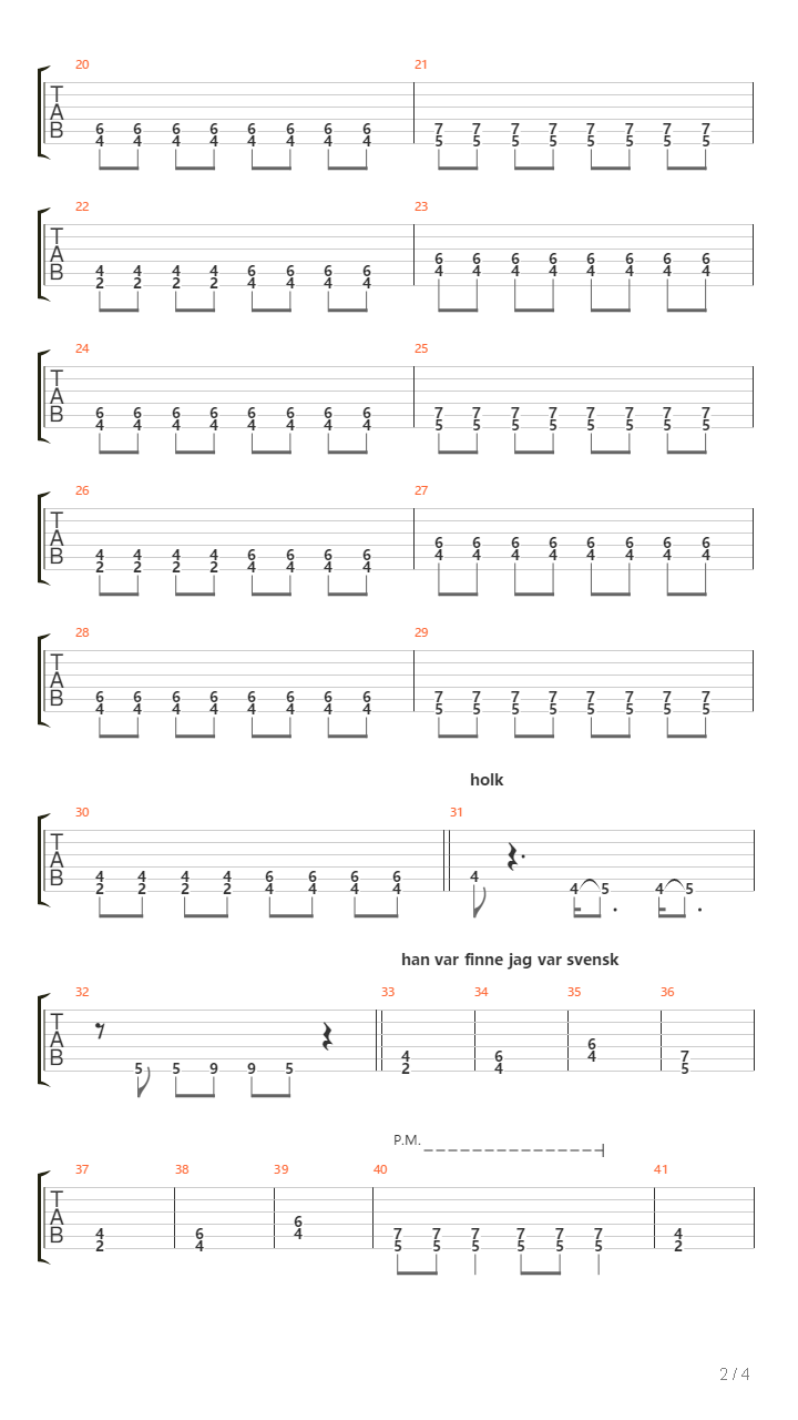 Duschring吉他谱