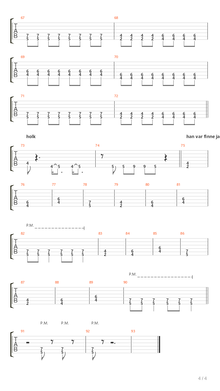 Duschring吉他谱