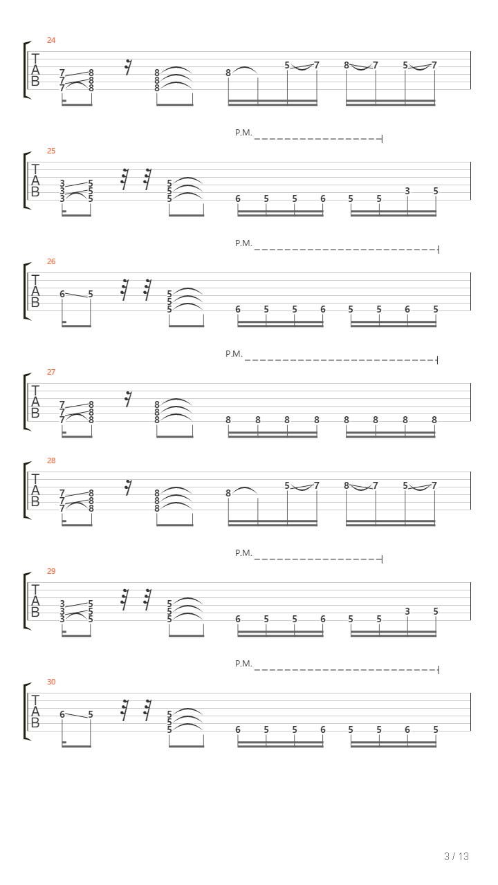 Gne吉他谱