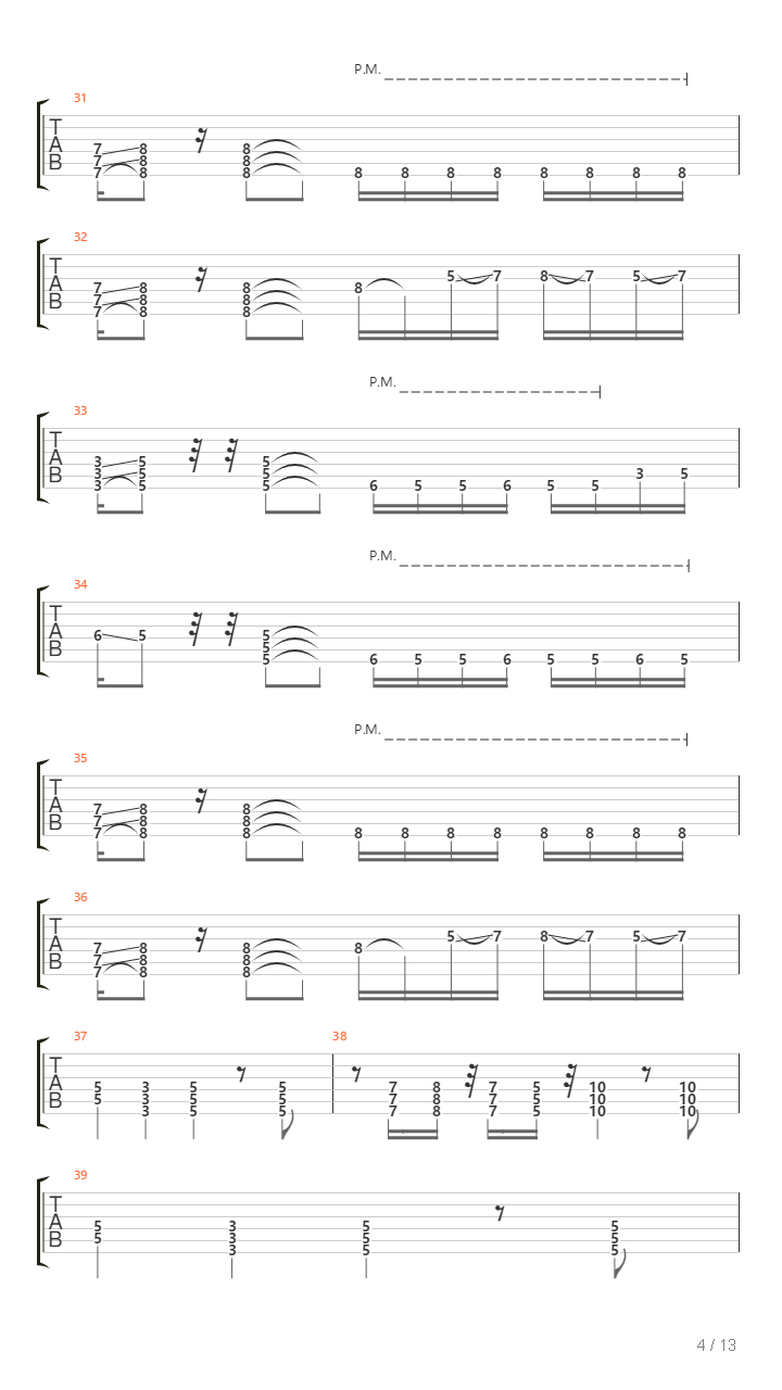 Gne吉他谱