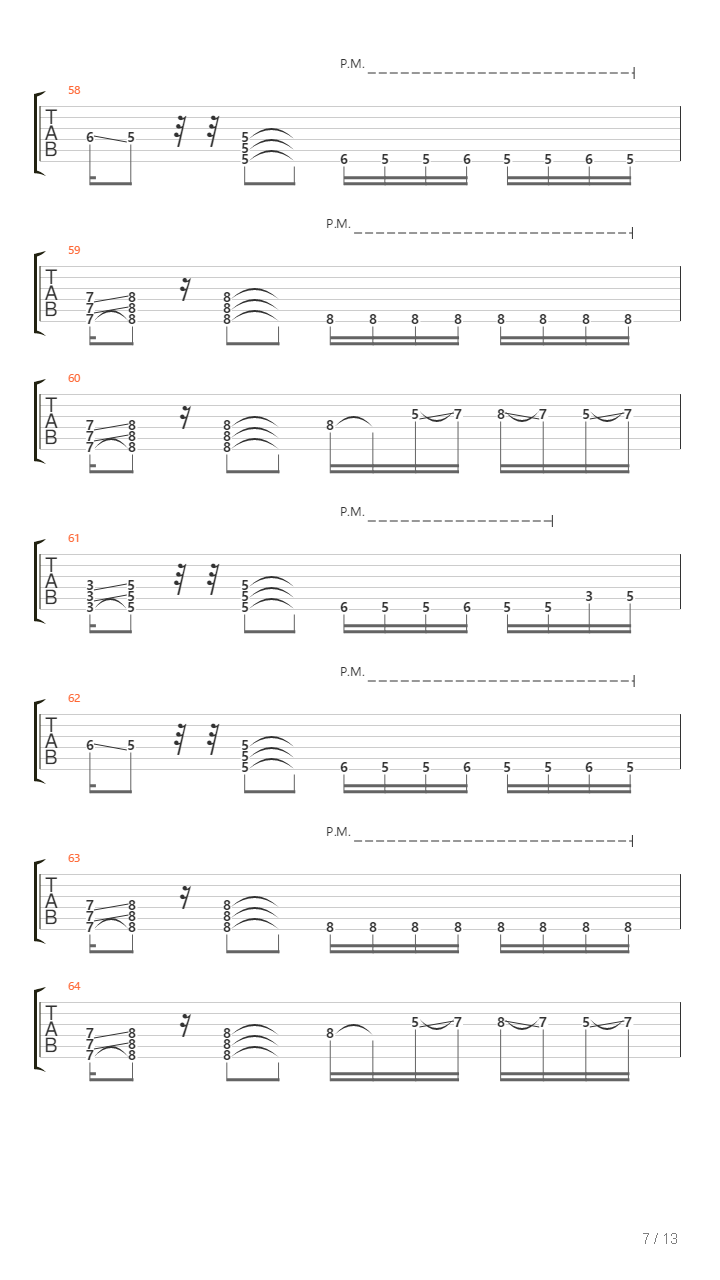 Gne吉他谱