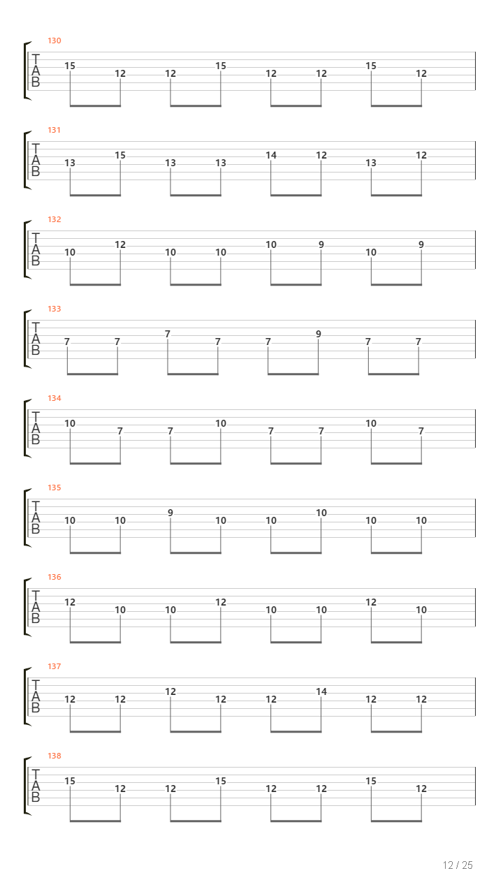 Lies Leading The Blind吉他谱