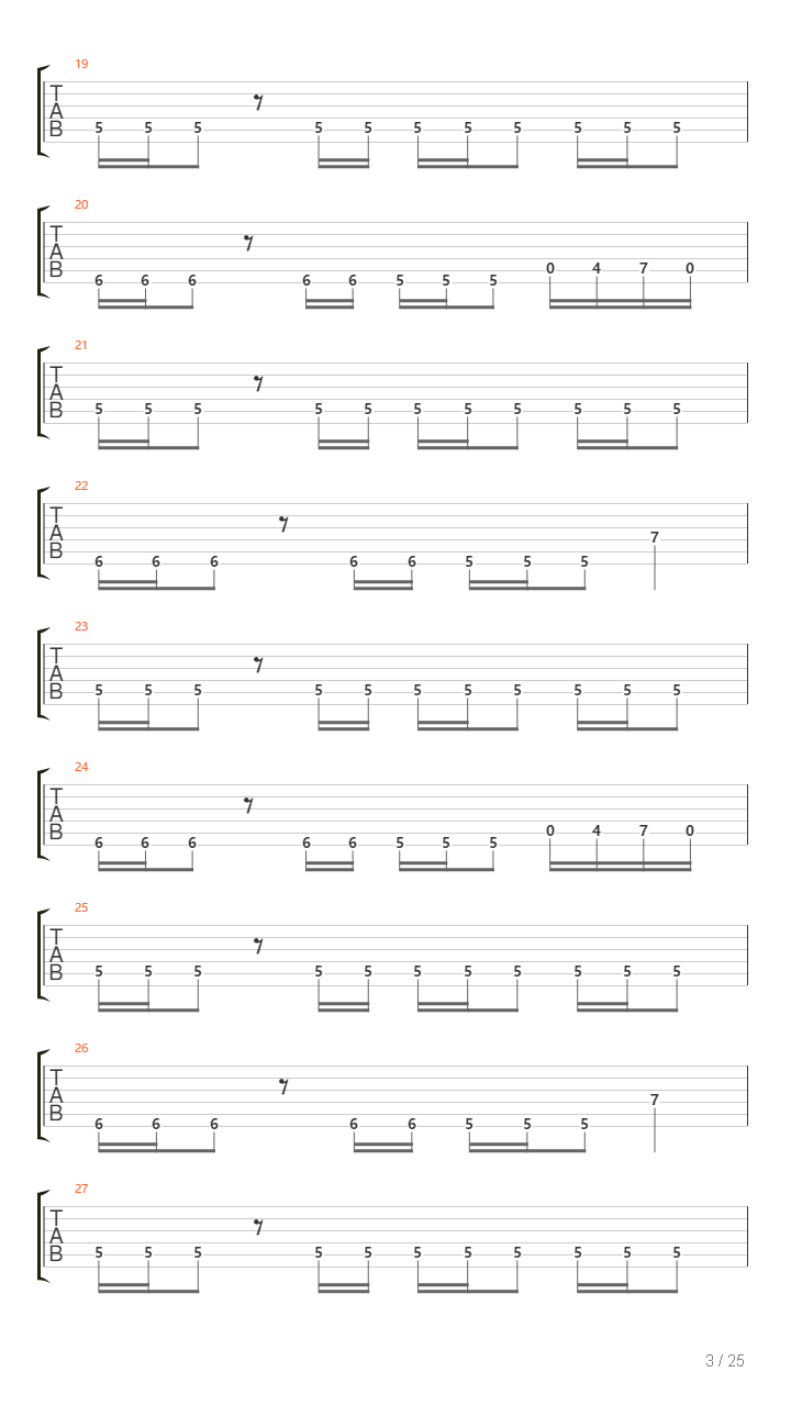 Lies Leading The Blind吉他谱