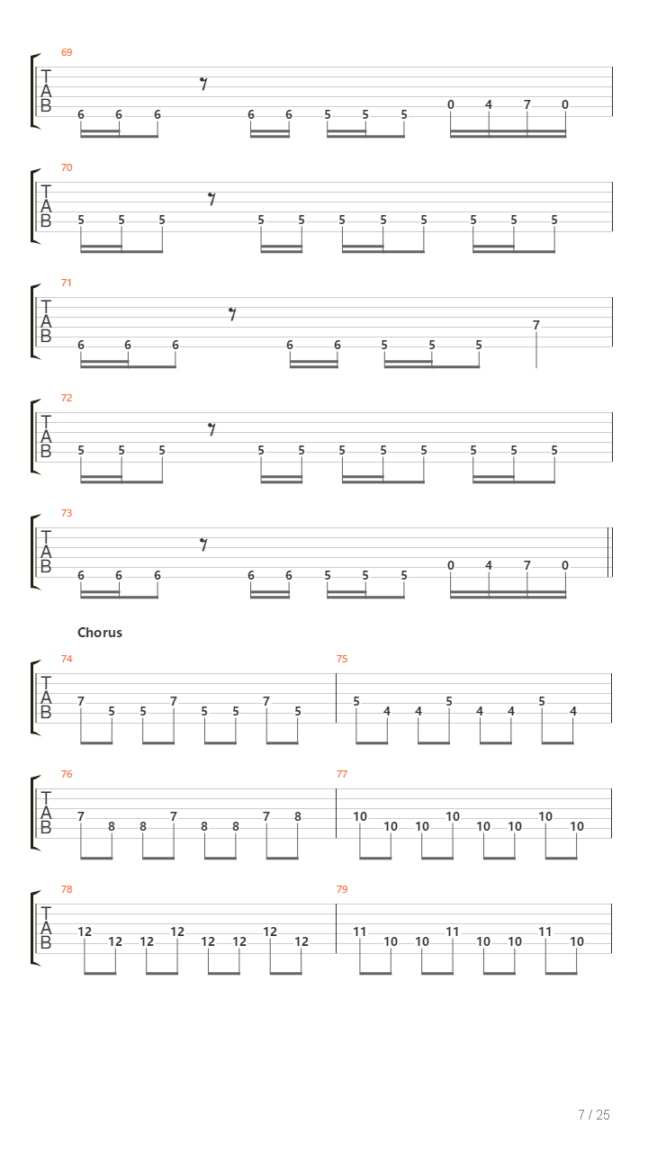 Lies Leading The Blind吉他谱