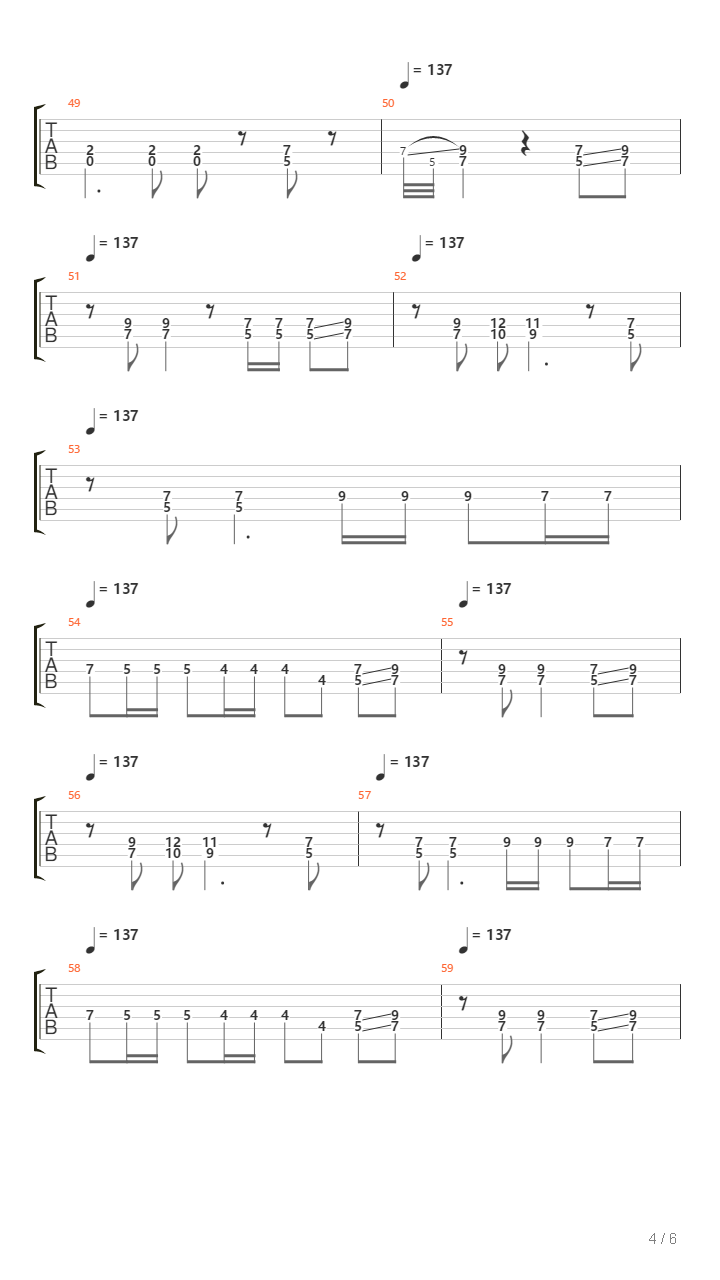 Fade To Black吉他谱