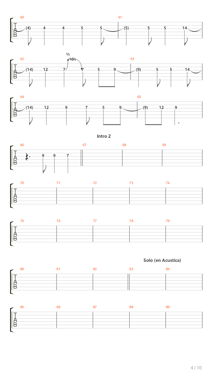 Laztana吉他谱