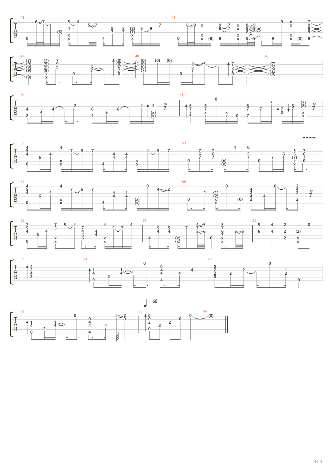 Untitled 2014（郑成河版本自扒）吉他谱