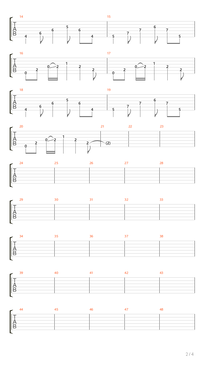 Tu Y Yo吉他谱