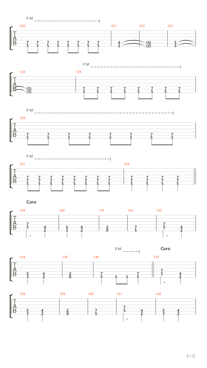 Ataque De Caca吉他谱