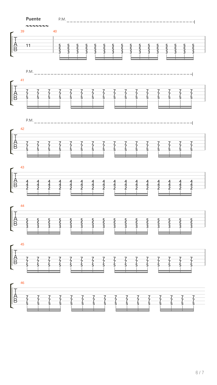 Ataque De Caca吉他谱
