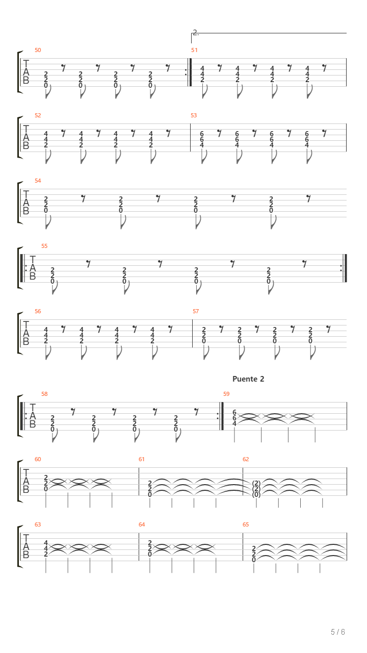 Te Dara吉他谱