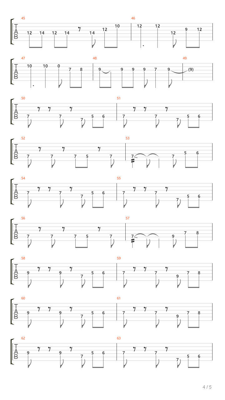 Tangatutanga吉他谱