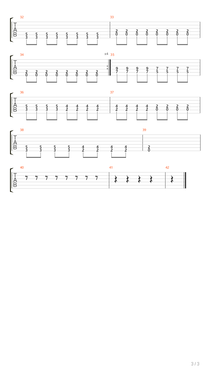 Depraved吉他谱