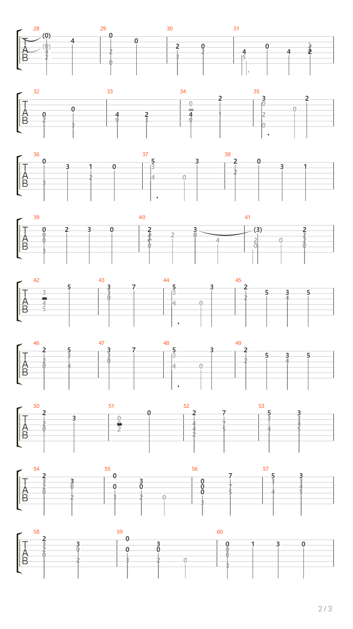 Pavana 2吉他谱