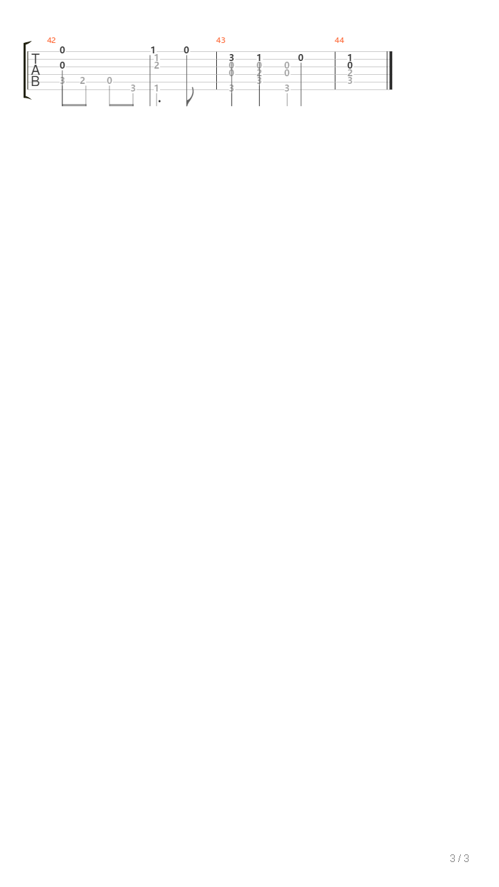 Pavana 3吉他谱