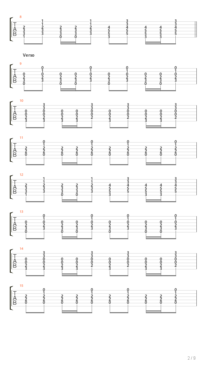 Las Cosas Mas Bonitas吉他谱