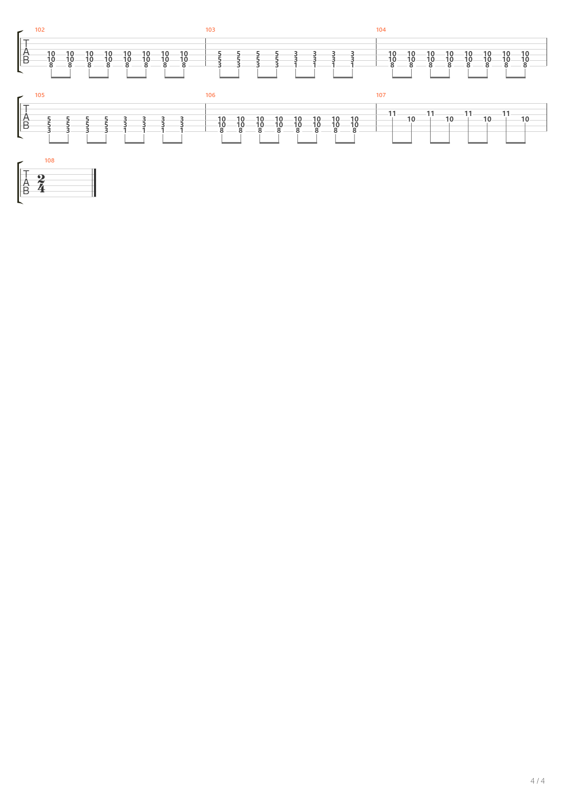 Morgan吉他谱