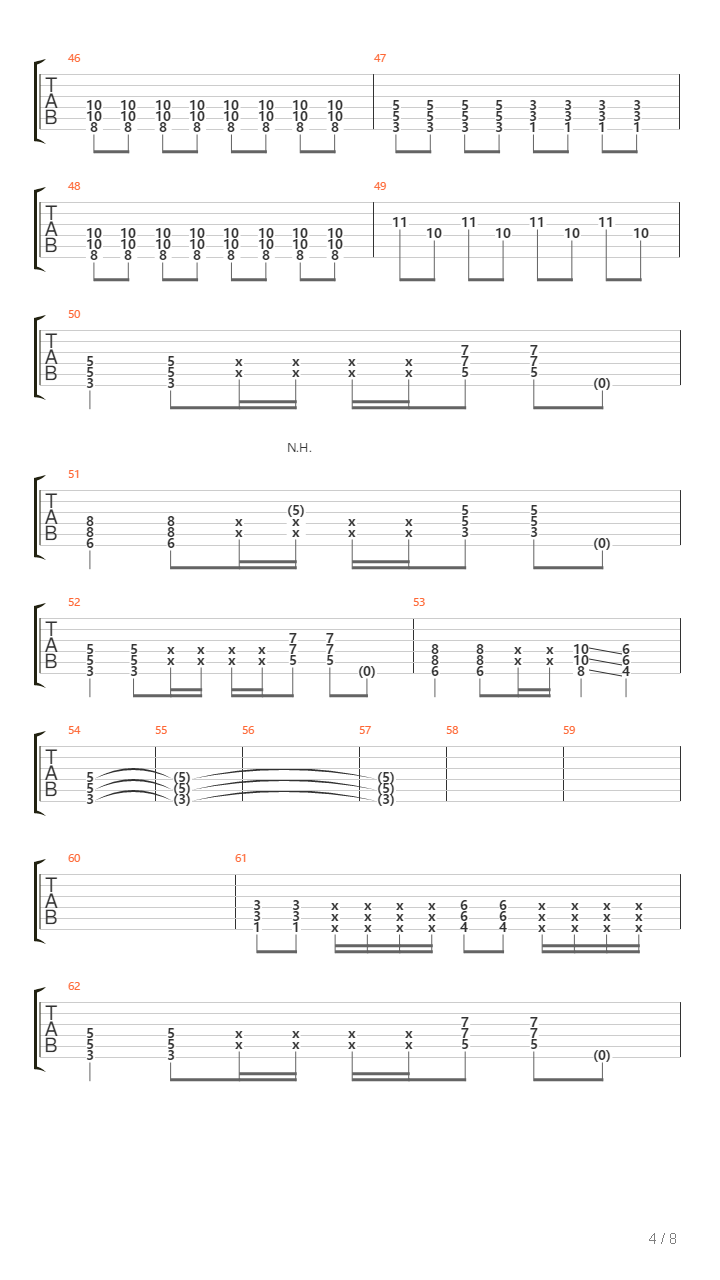 Morgan吉他谱