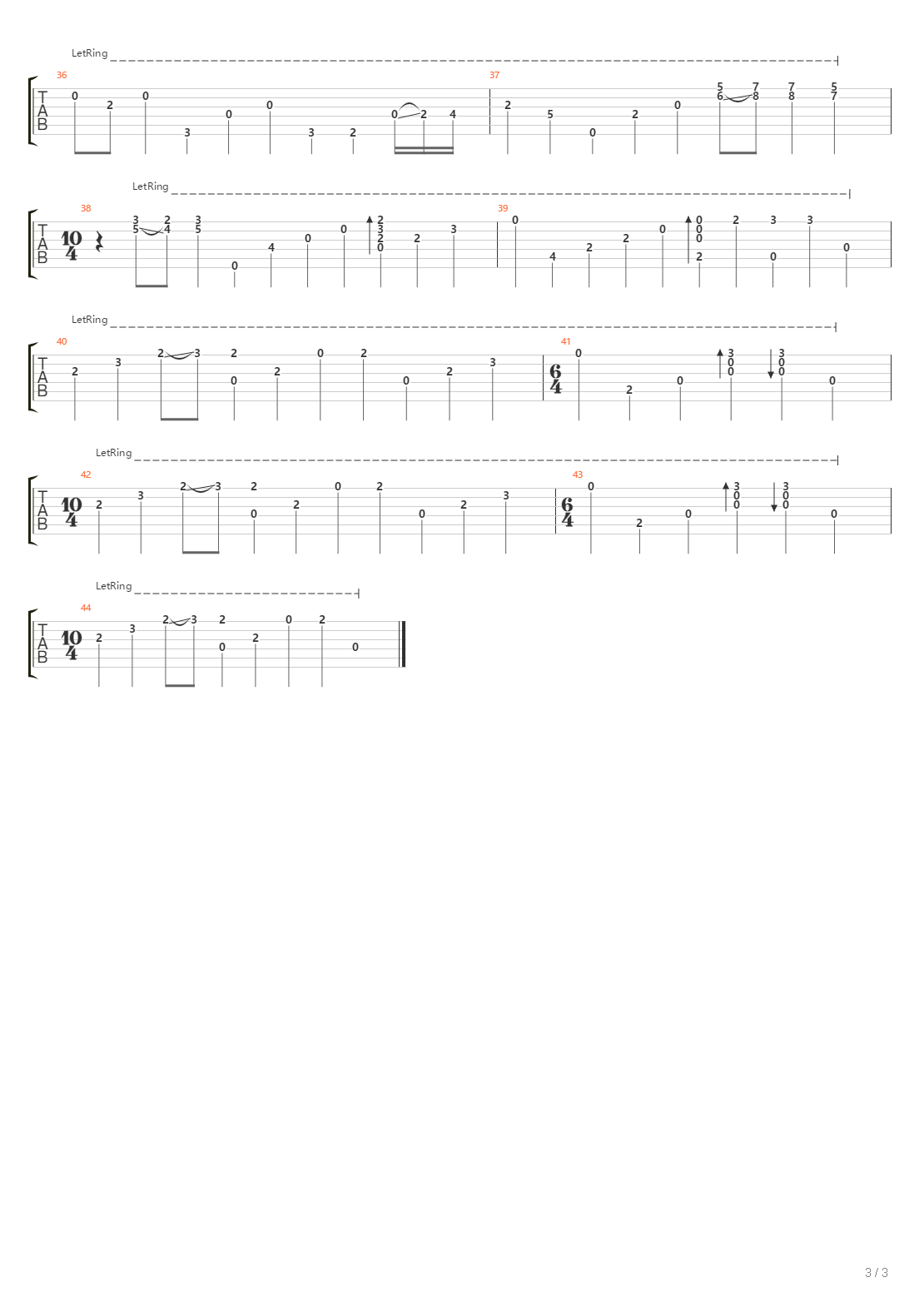 Canzon Damore吉他谱