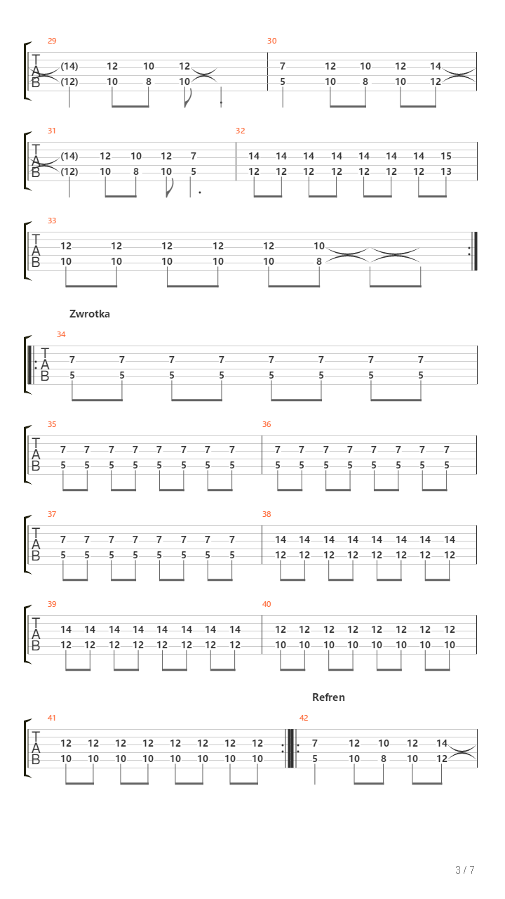 Autystyczny吉他谱