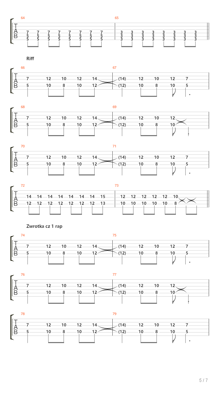 Autystyczny吉他谱