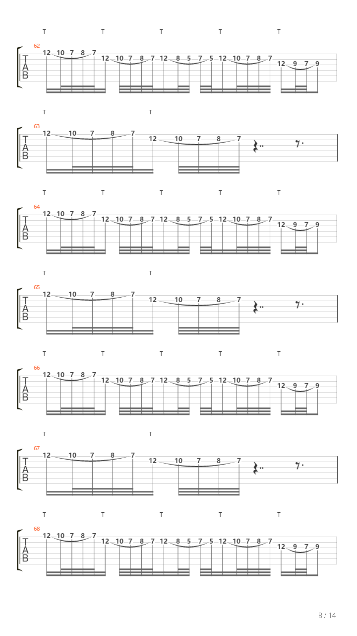 Recall The Past吉他谱