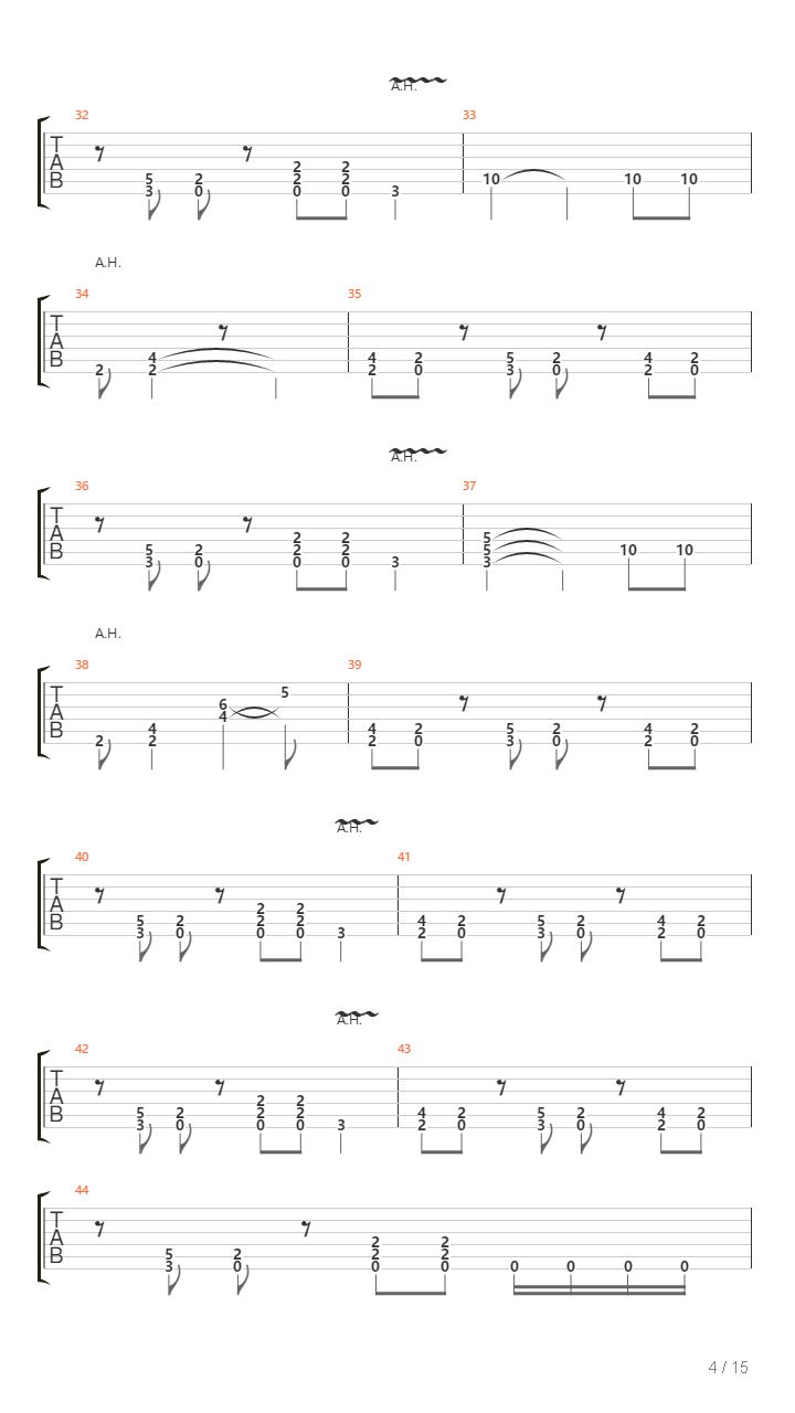 Sentencia吉他谱